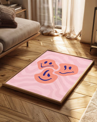 Wavy Smile Poster Tablosu
