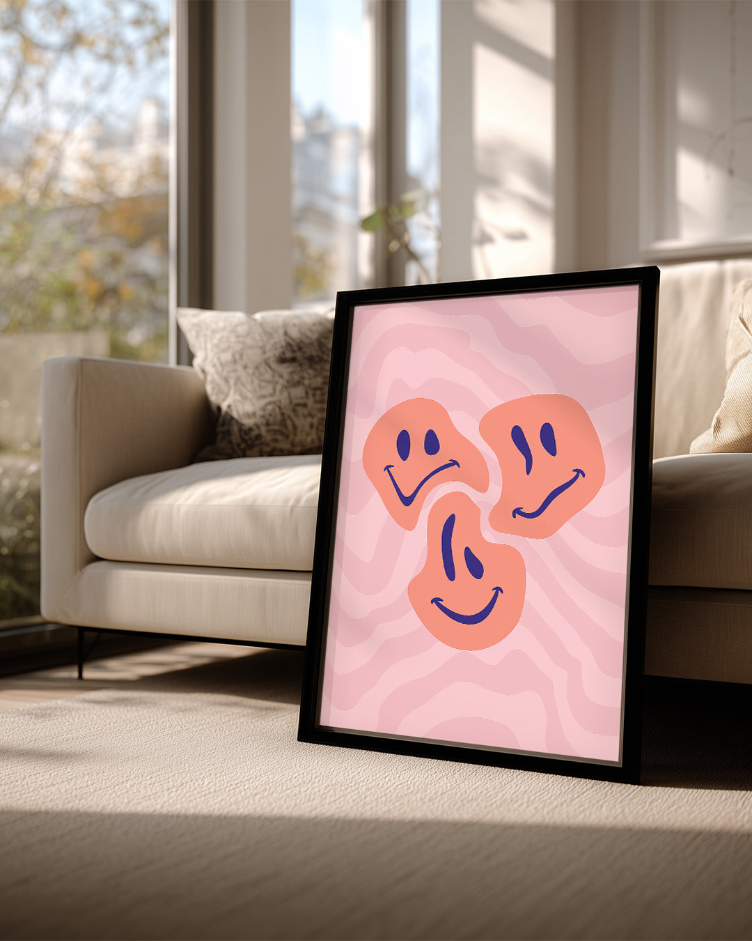 Wavy Smile Poster Tablosu