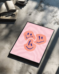 Wavy Smile Poster Tablosu