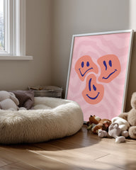 Wavy Smile Poster Tablosu