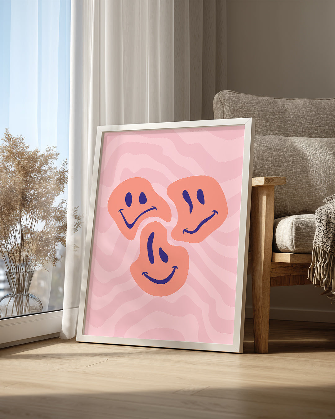 Wavy Smile Poster Tablosu