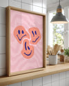 Wavy Smile Poster Tablosu