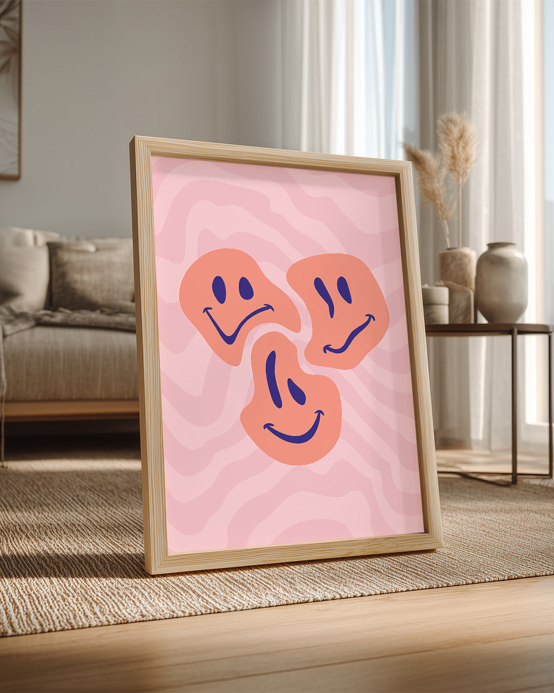 Wavy Smile Poster Tablosu