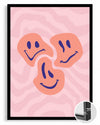 Wavy Smile Poster Tablosu