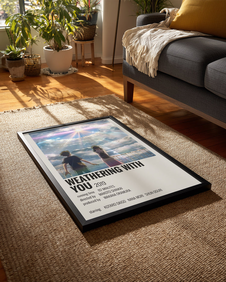 Weathering With You Poster Tablosu