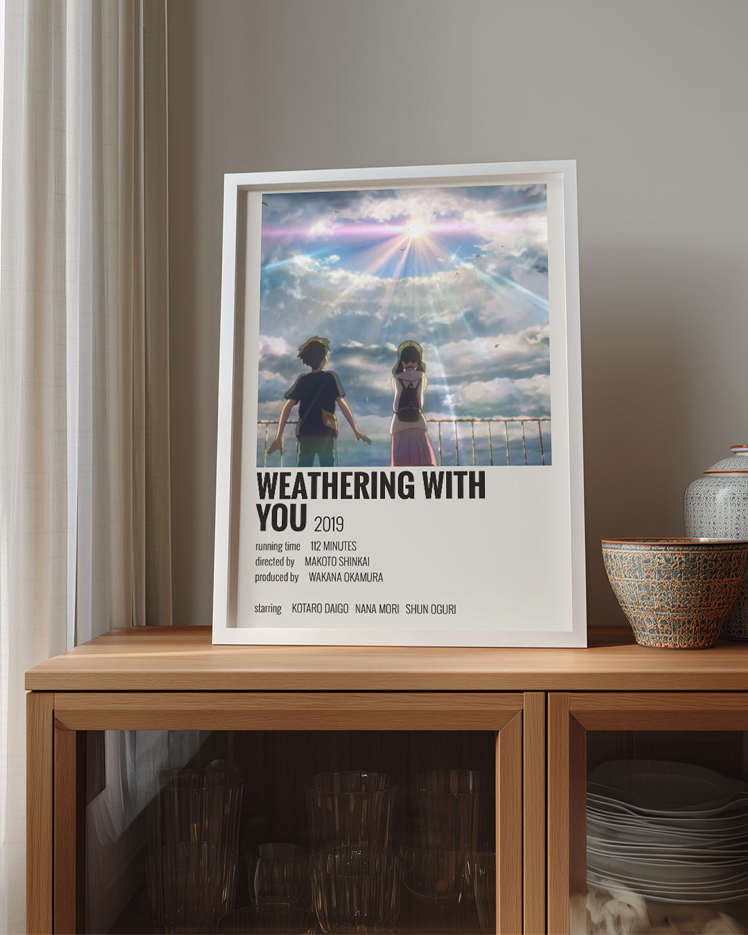 Weathering With You Poster Tablosu