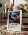 What A Girl Wants Poster Tablosu