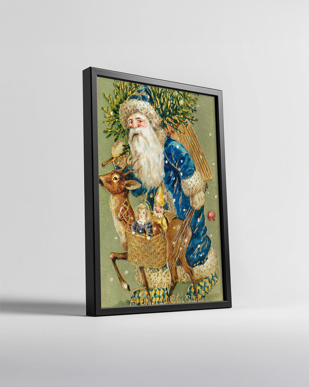 Whimsical Reindeer Art Poster Tablosu