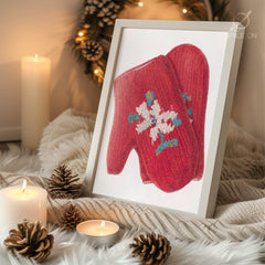 White Christmas Dreams Poster Tablosu