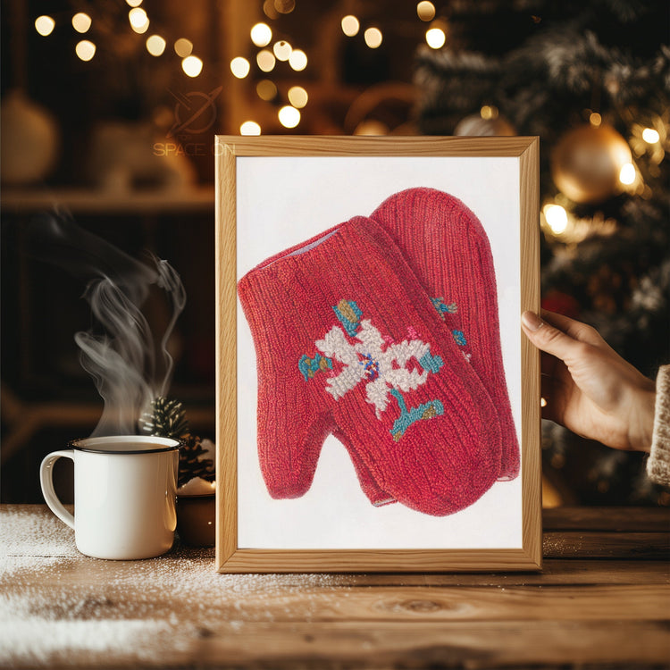 White Christmas Dreams Poster Tablosu