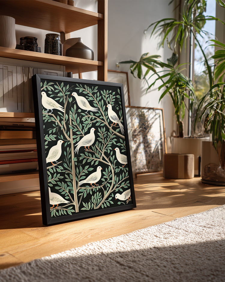 White Dove Poster Tablosu