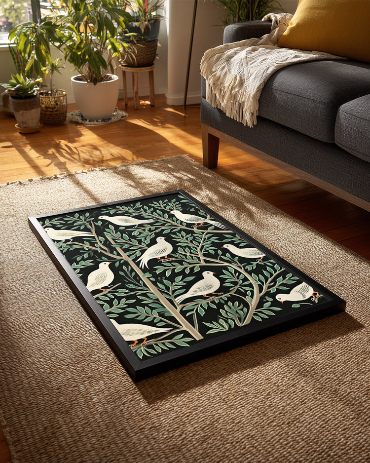 White Dove Poster Tablosu