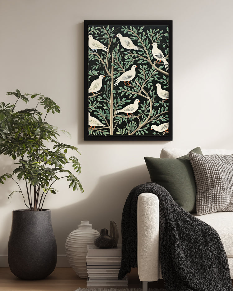 White Dove Poster Tablosu