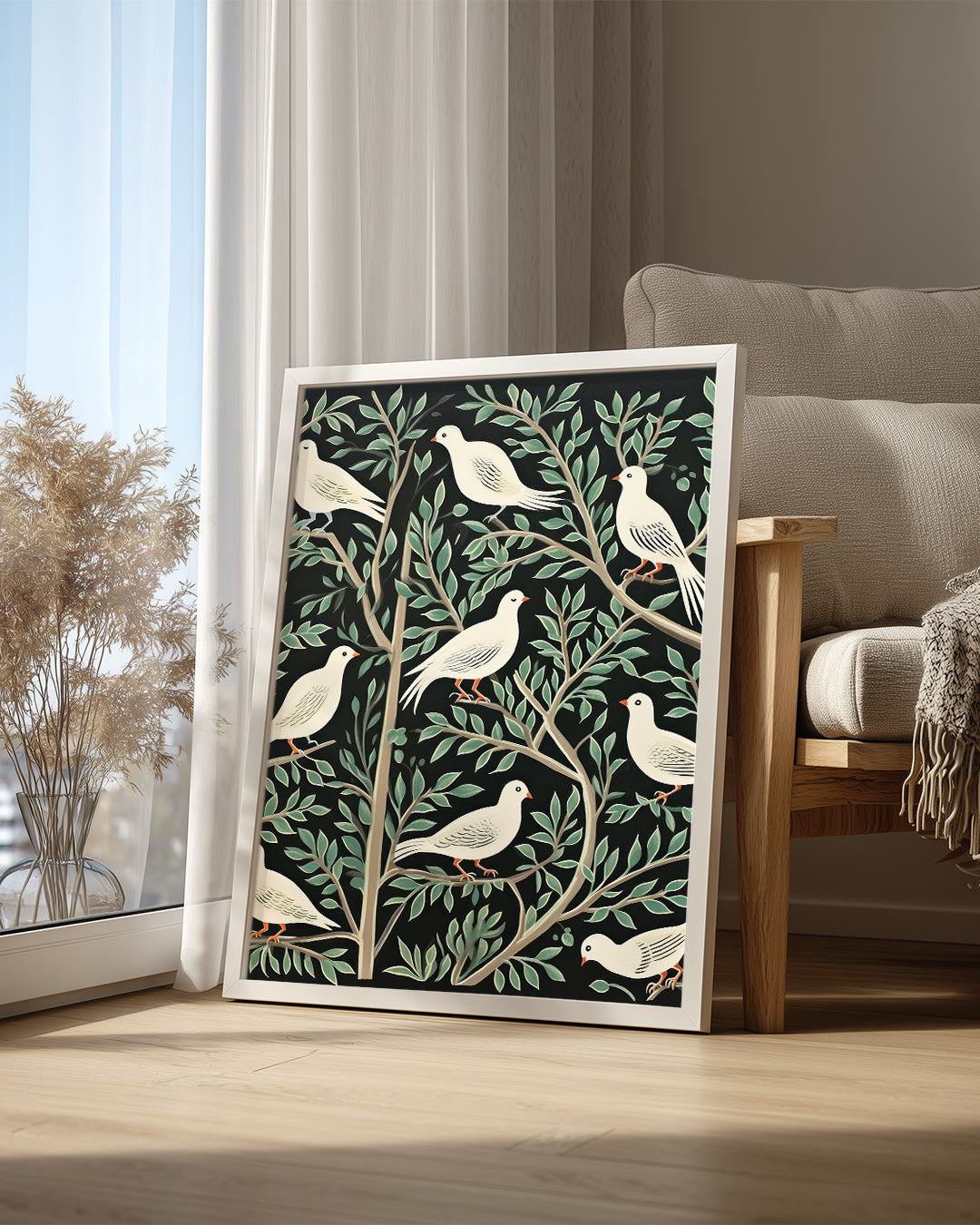 White Dove Poster Tablosu