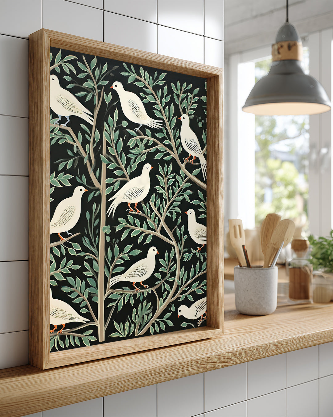 White Dove Poster Tablosu