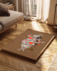 White Hare Poster Tablosu