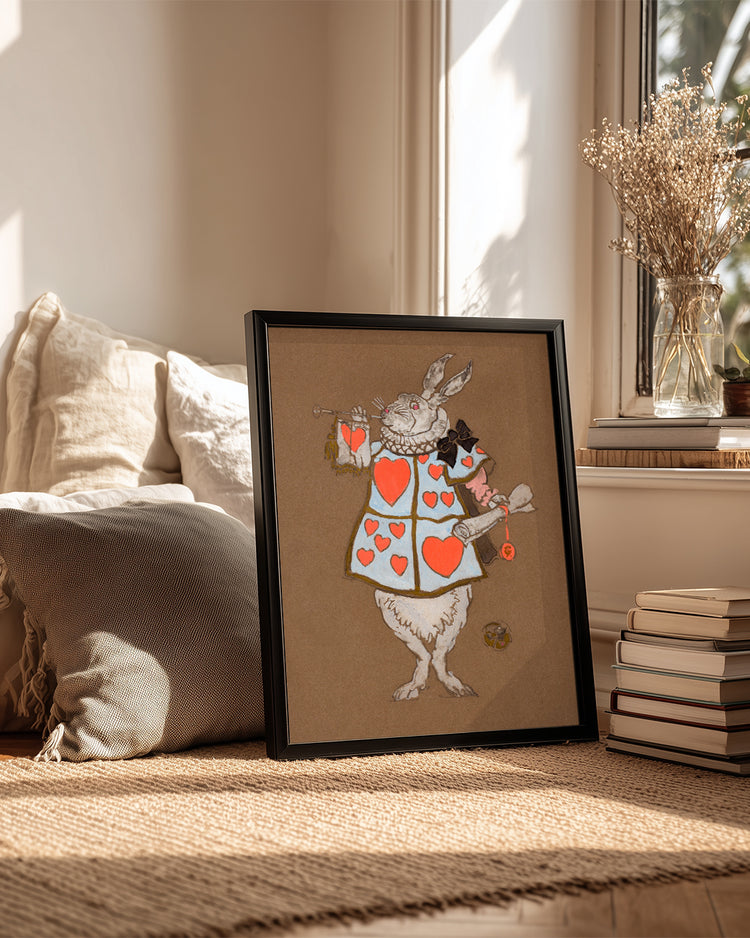 White Hare Poster Tablosu