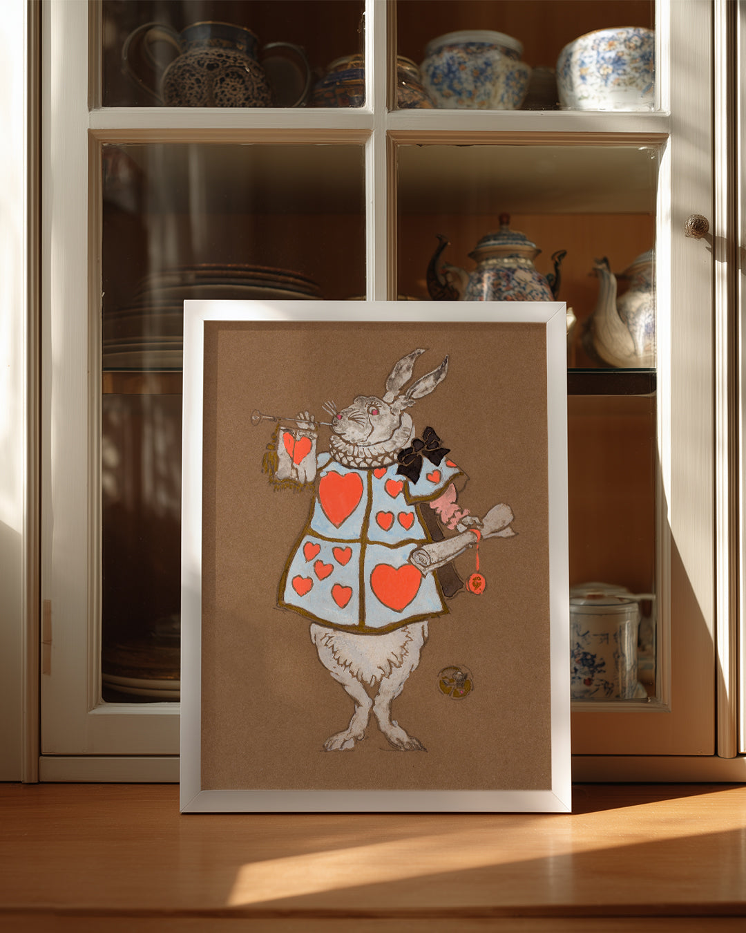 White Hare Poster Tablosu
