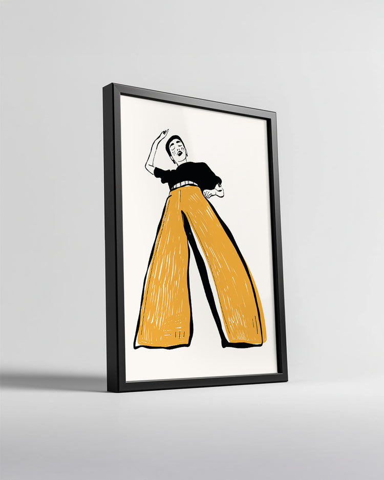 Wide Leg Poster Tablosu