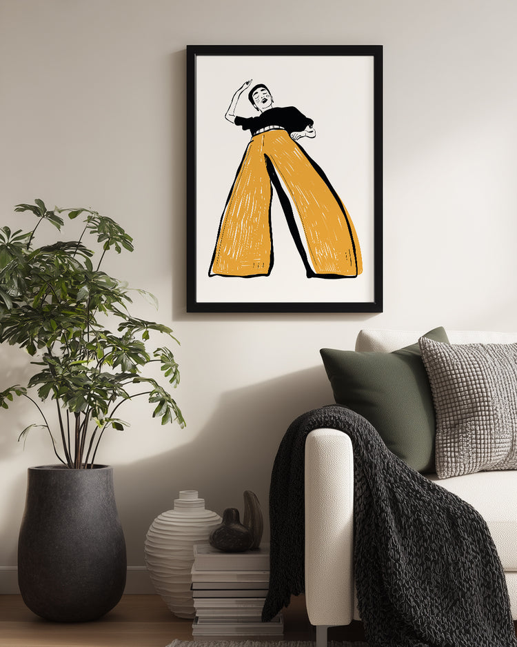 Wide Leg Poster Tablosu