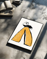 Wide Leg Poster Tablosu