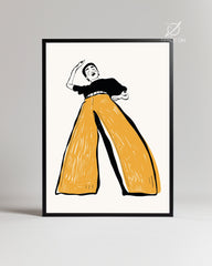 Wide Leg Poster Tablosu