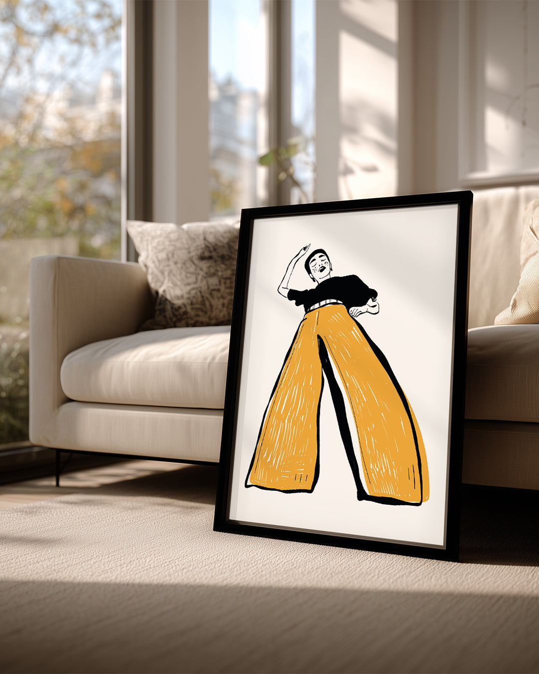 Wide Leg Poster Tablosu