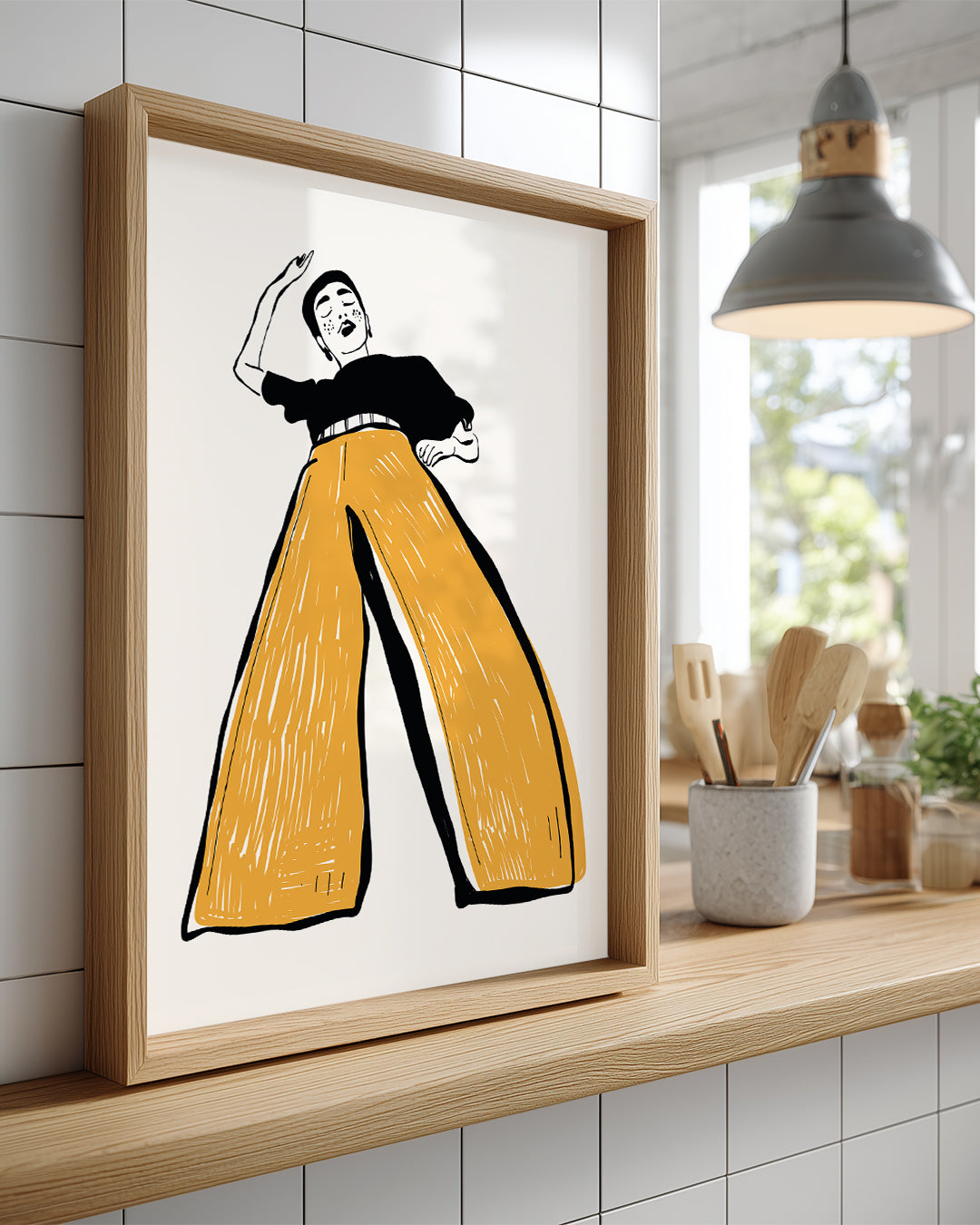 Wide Leg Poster Tablosu