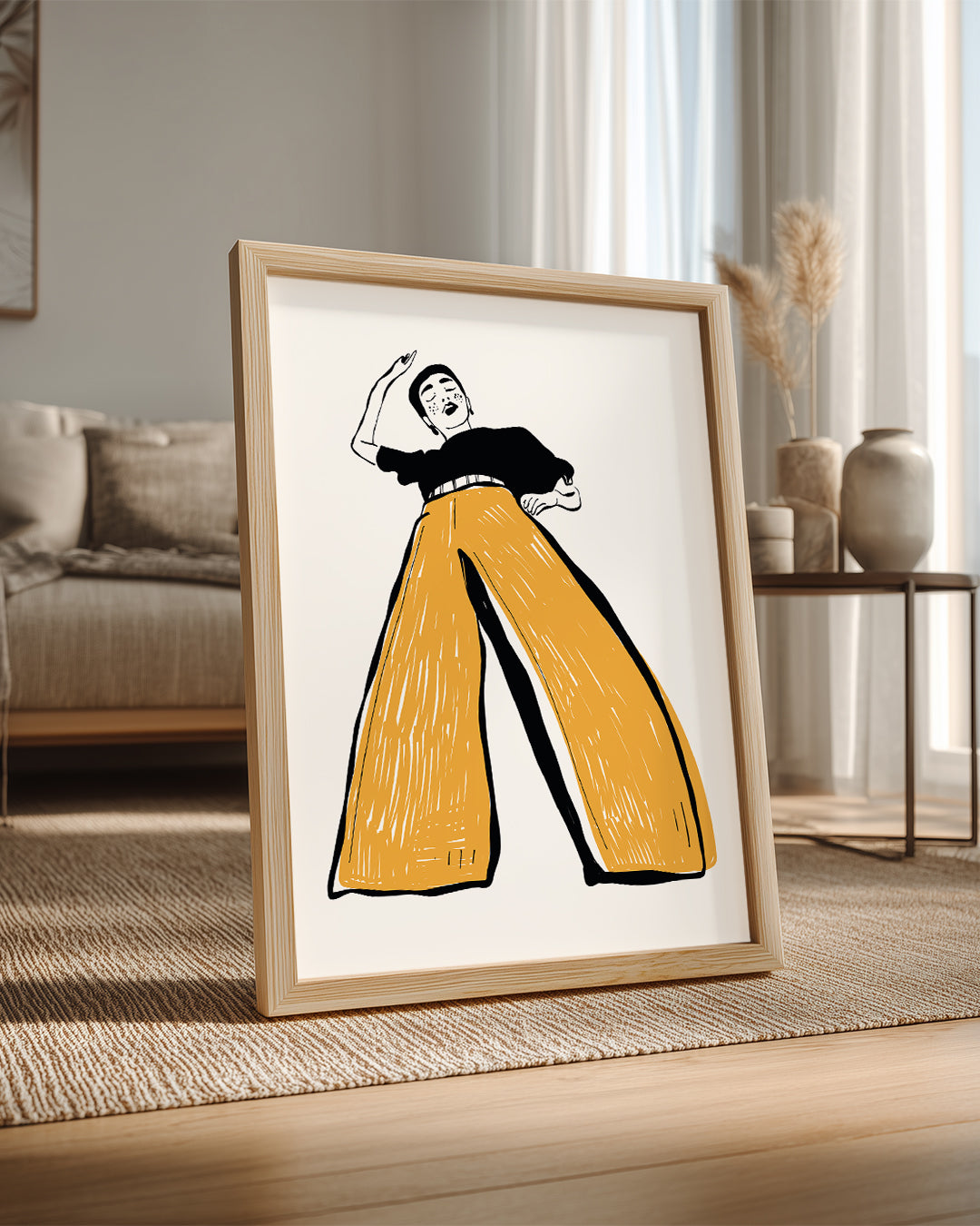 Wide Leg Poster Tablosu