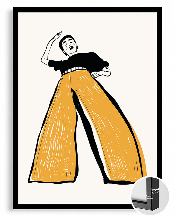 Wide Leg Poster Tablosu
