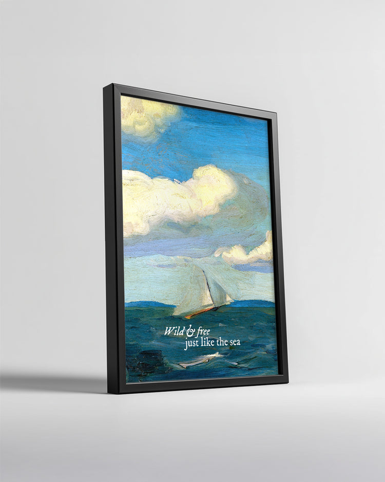Wild Sea Poster Tablosu