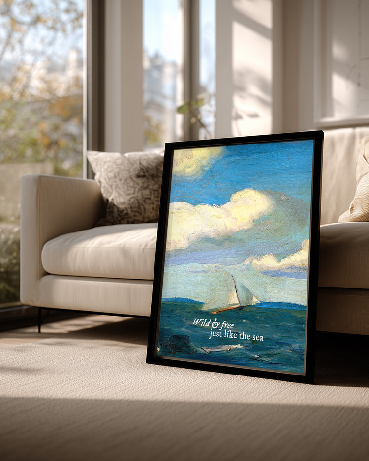 Wild Sea Poster Tablosu