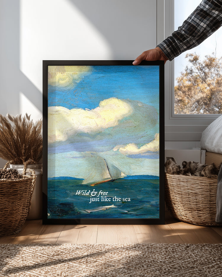 Wild Sea Poster Tablosu