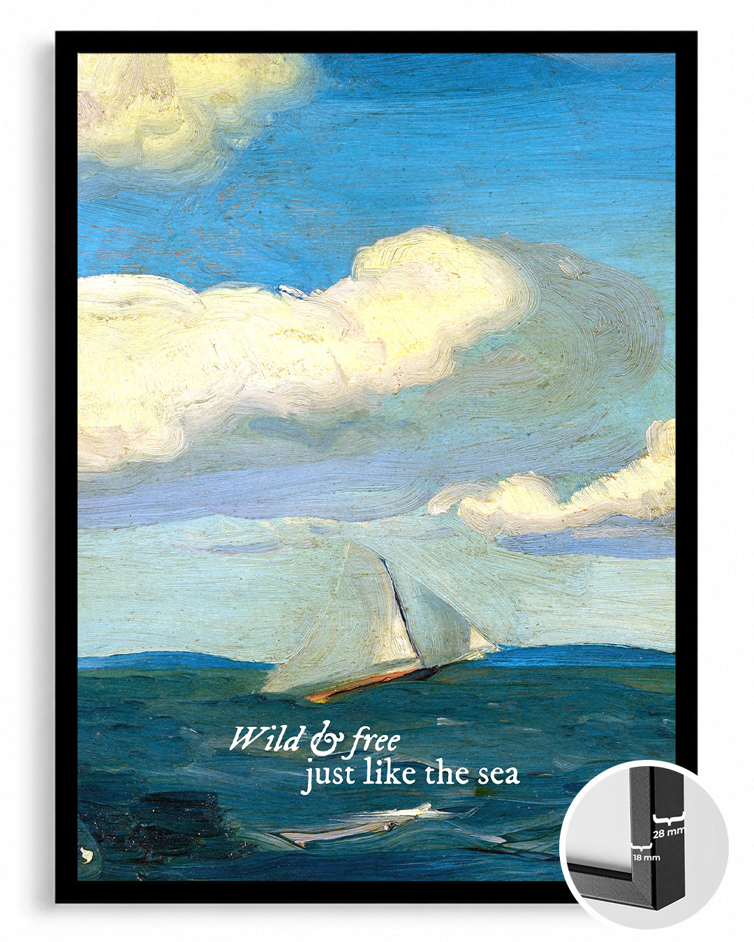Wild Sea Poster Tablosu