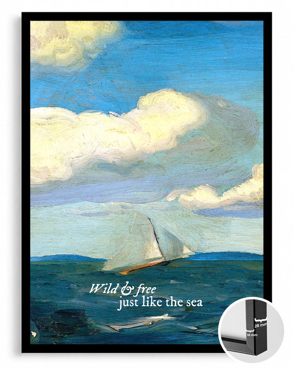 Wild Sea Poster Tablosu