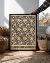 William Morris Deseni - Çiçekli Doku Tasarımı Poster Tablosu