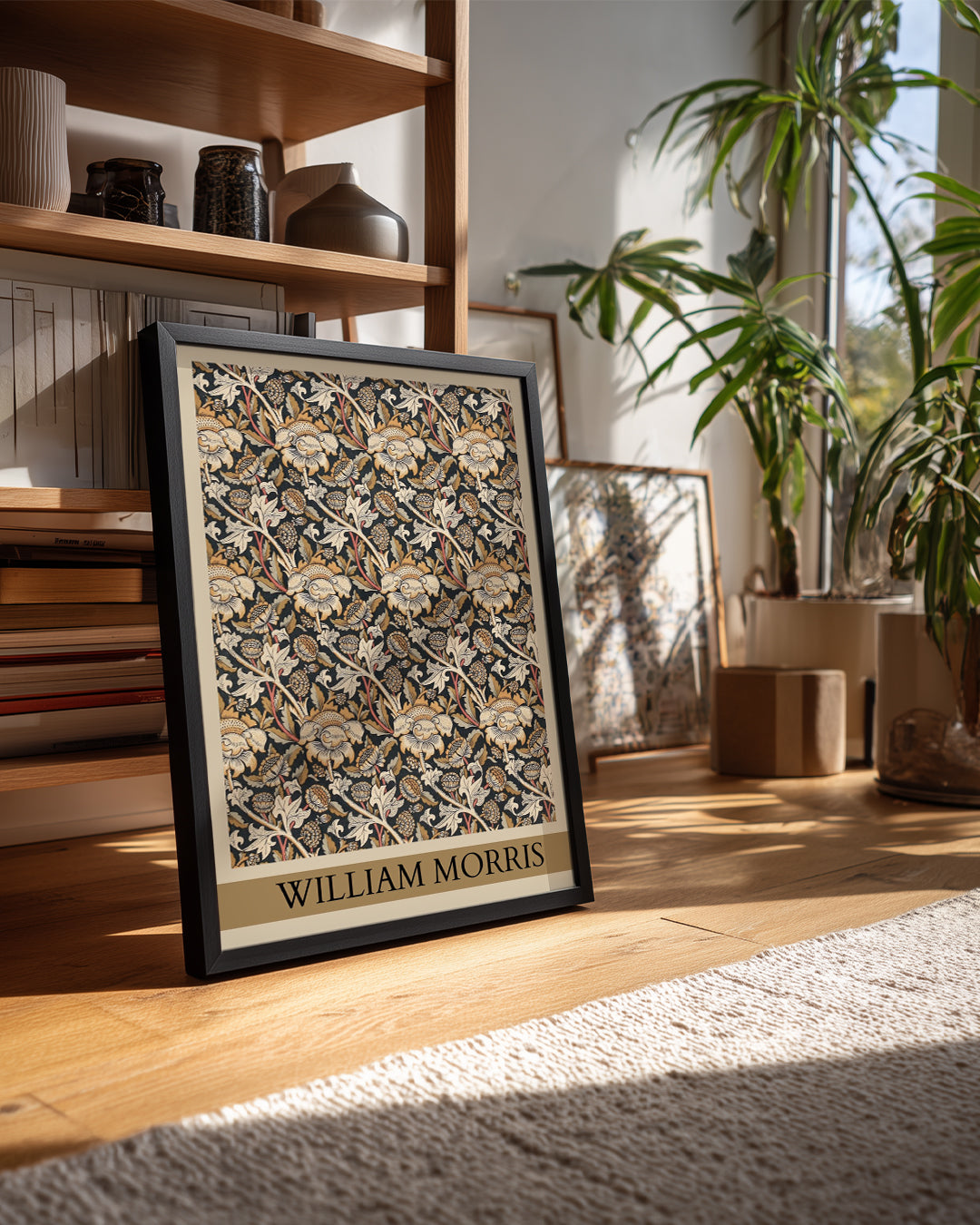 William Morris Deseni - Çiçekli Doku Tasarımı Poster Tablosu