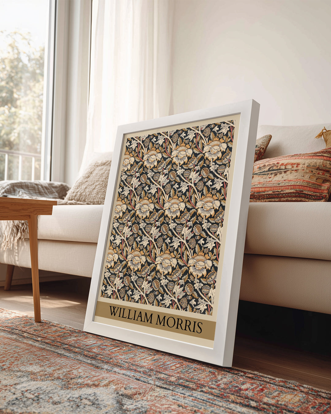 William Morris Deseni - Çiçekli Doku Tasarımı Poster Tablosu