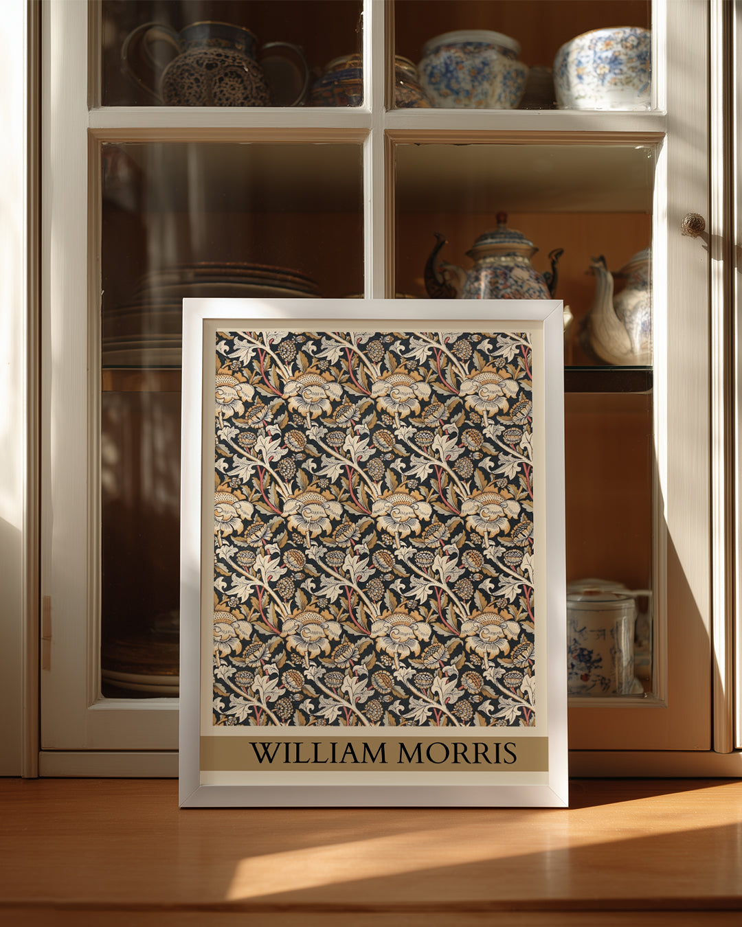 William Morris Deseni - Çiçekli Doku Tasarımı Poster Tablosu