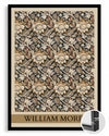 William Morris Deseni - Çiçekli Doku Tasarımı Poster Tablosu