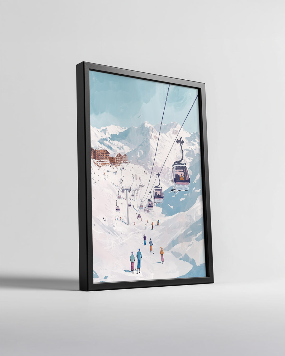 Window Seat Snow Poster Tablosu