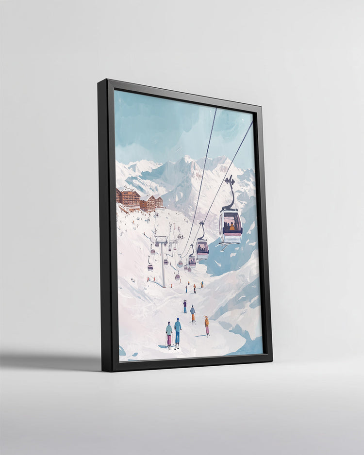 Window Seat Snow Poster Tablosu
