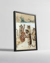 Winter Bunny Art Poster Tablosu
