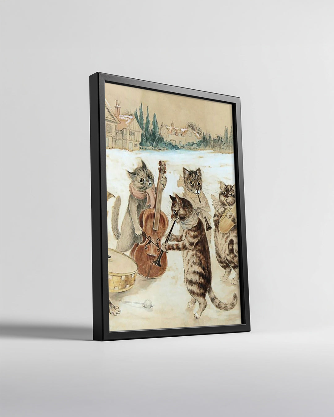 Winter Bunny Art Poster Tablosu