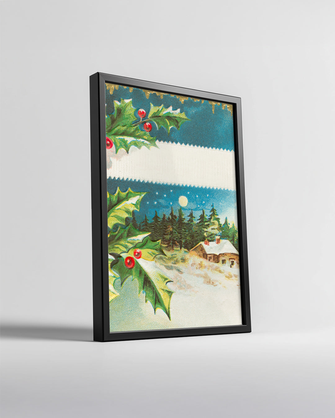 Winter Fox Illustration Poster Tablosu