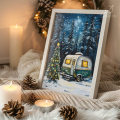 Winter Mist Morning Poster Tablosu