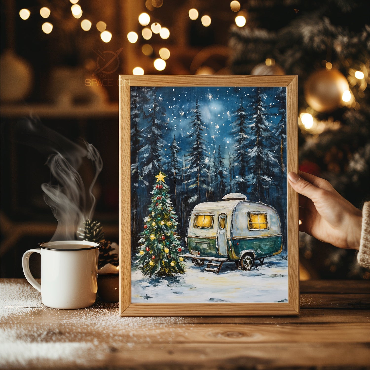 Winter Mist Morning Poster Tablosu