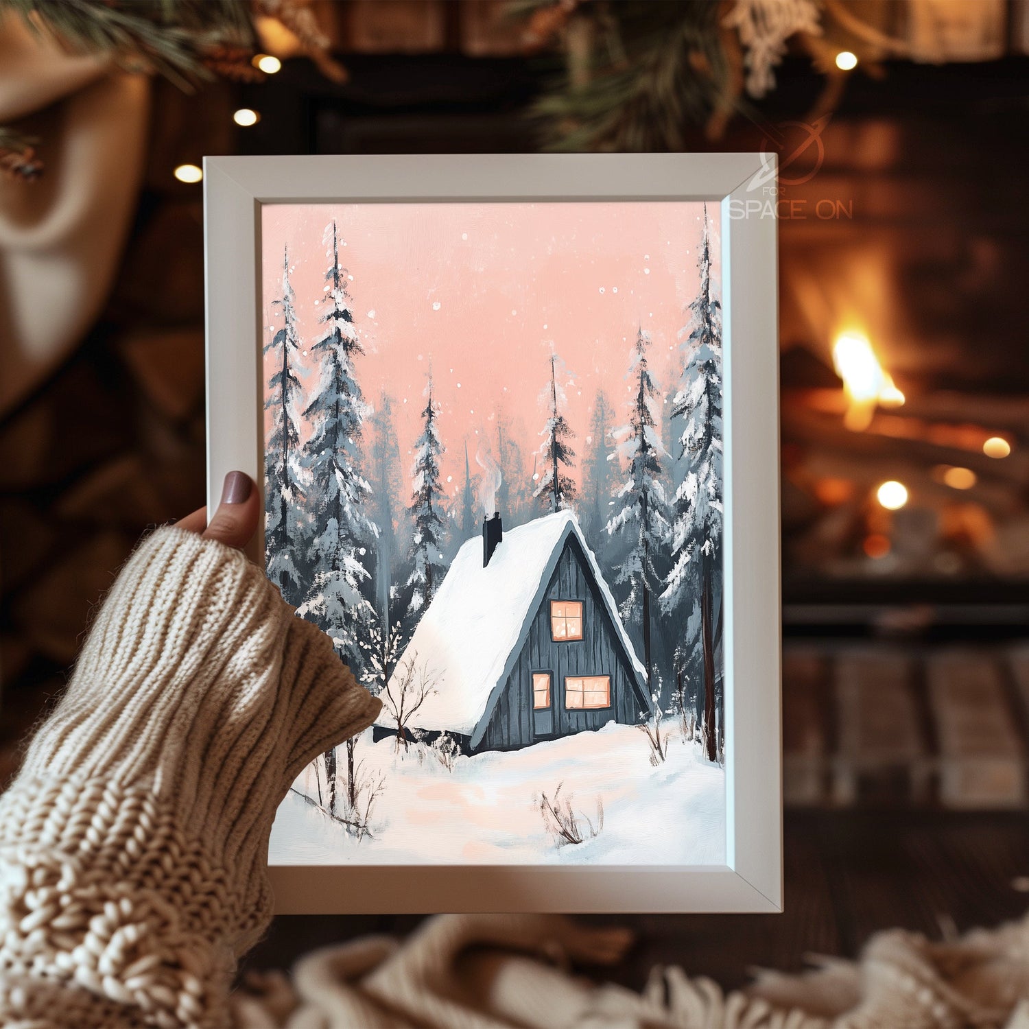 Winter Storm Beauty Poster Tablosu