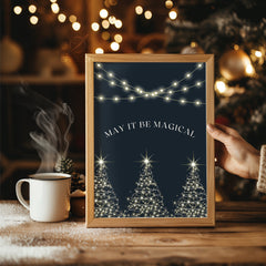 Winter Tea Time Poster Tablosu