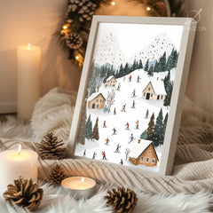 Winter White Canvas Poster Tablosu